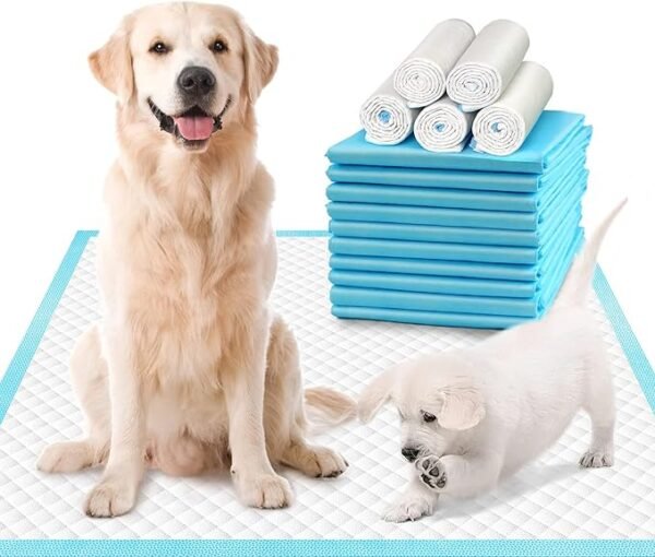 Extra Large Dog Pads 30"x26" (40 Count), Thicker Pet Training and Puppy Pads, Super Absorbent Pee Pads for Dogs, Leakproof Dog Potty Training Pads for Puppies, Cats, Rabbits, Pet Pee Pads XL